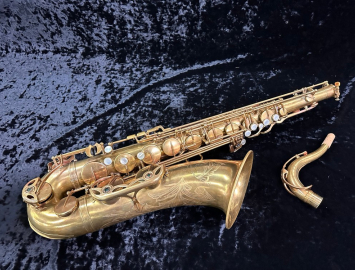 Vintage Selmer Paris Mark VI Tenor Saxophone in Raw Brass, Serial #204194